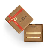 Coach Signature Logo Stone Duo Bangle Bracelet Boxed Set