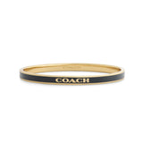 Coach Signature Logo Enamel Stone Duo Bangle Bracelet Boxed Set