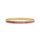 Coach Signature Logo Enamel Stone Duo Bangle Bracelet Boxed Set