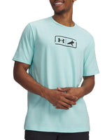 Under Armour Mens UA Bath Fish Logo Short Sleeve T-Shirt