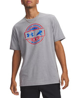 Under Armour Mens UA Bath Fish USA Short Sleeve T-Shirt