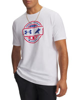 Under Armour Mens UA Bath Fish USA Short Sleeve T-Shirt