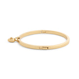 Coach Signature C Heart Charm Bangle Boxed Bracelet