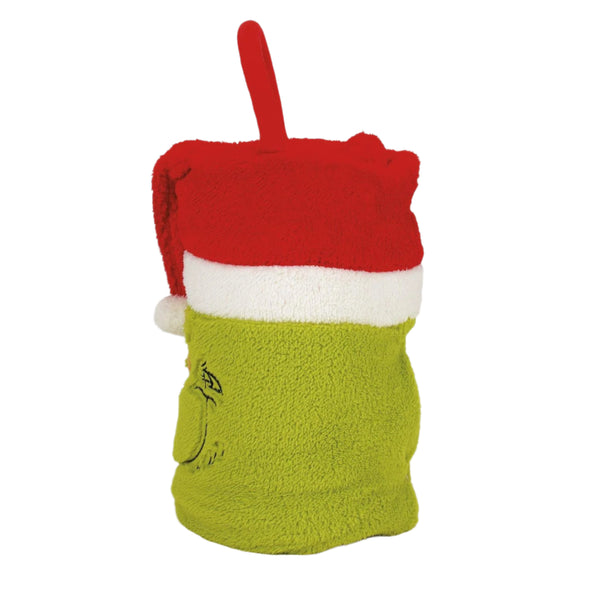Enesco Snowpinion Santa Grinch SnowThrow Blanket