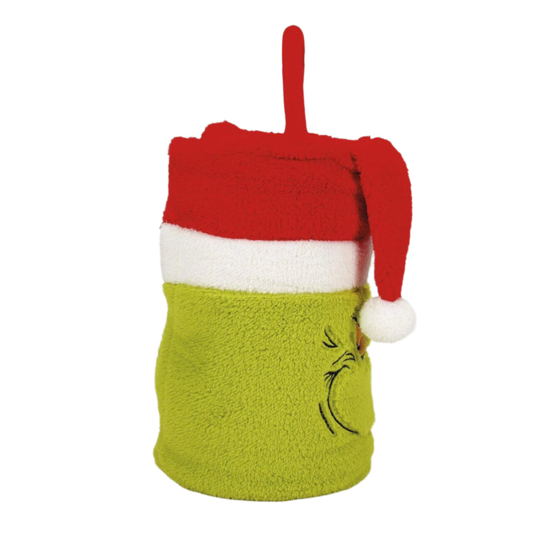 Enesco Snowpinion Santa Grinch SnowThrow Blanket
