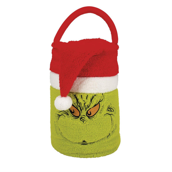 Enesco Snowpinion Santa Grinch SnowThrow Blanket