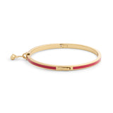 Coach Cherry Charm Enamel Bangle Boxed Bracelet
