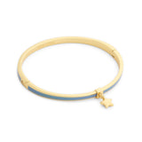 Coach Celestial Star Charm Enamel Bangle Boxed Bracelet