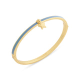 Coach Celestial Star Charm Enamel Bangle Boxed Bracelet