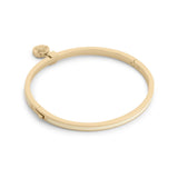 Coach Signature Tea Rose Charm Enamel Bangle Boxed Bracelet