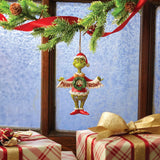 Enesco Jim Shore Grinch Holding Banner Tree Ornament
