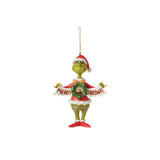 Enesco Jim Shore Grinch Holding Banner Tree Ornament