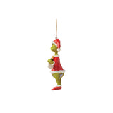 Enesco Jim Shore Grinch Holding Banner Tree Ornament