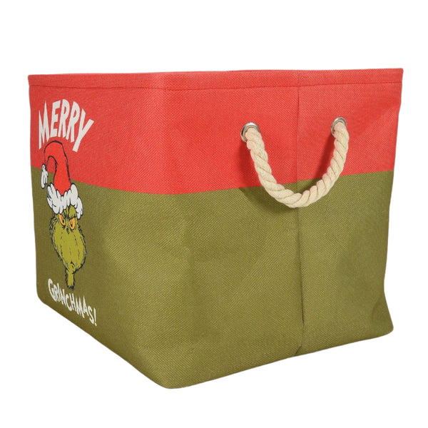 Enesco Snowpinion Grinch Gift Tote Box
