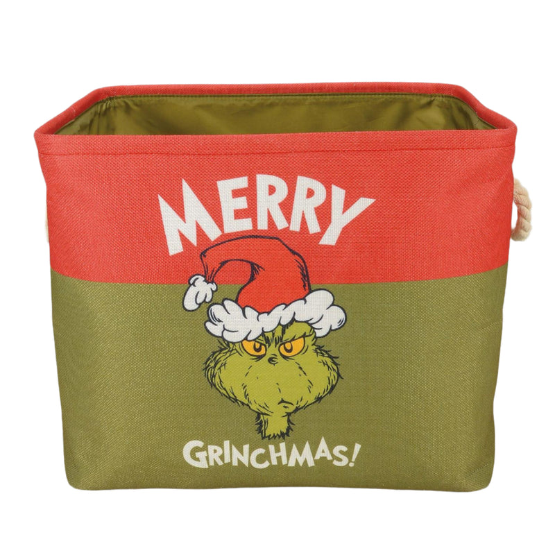 Enesco Snowpinion Grinch Gift Tote Box