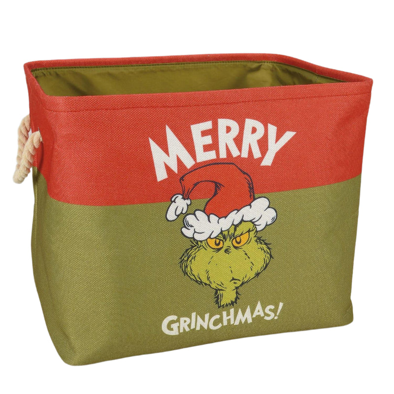 Enesco Snowpinion Grinch Gift Tote Box