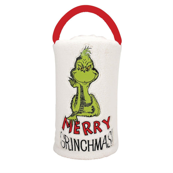Enesco Snowpinion Merry Grinchmas SnowThrow Blanket