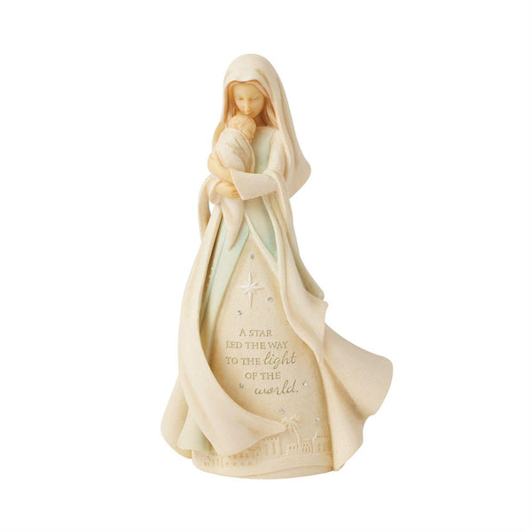 Enesco Foundations Holy Mary Holding Baby Figurine