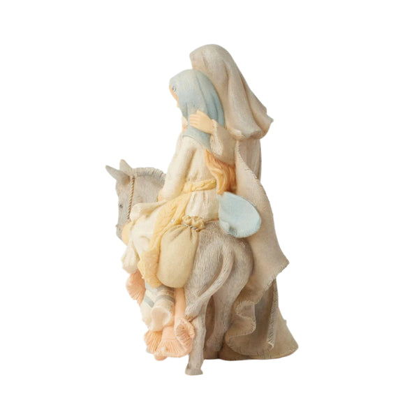 Enesco Foundations Holy Family with Donkey Figurine