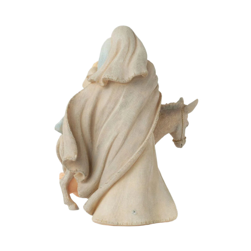 Enesco Foundations Holy Family with Donkey Figurine