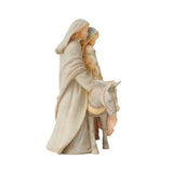 Enesco Foundations Holy Family with Donkey Figurine
