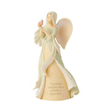 Enesco Foundations Red Cardinal Angel Figurine