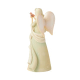 Enesco Foundations Red Cardinal Angel Figurine