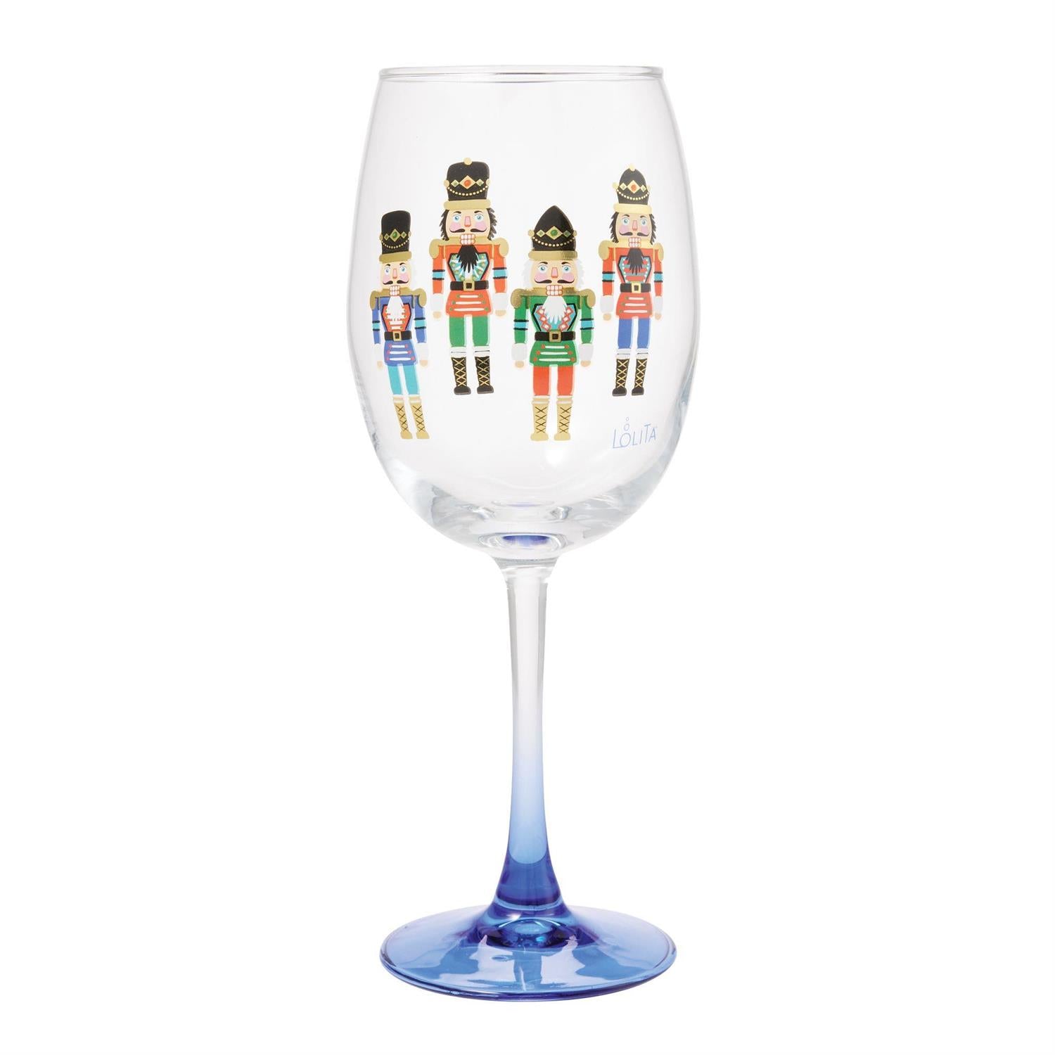 Enesco Lolita Celebrations Nutcracker Wine Glass