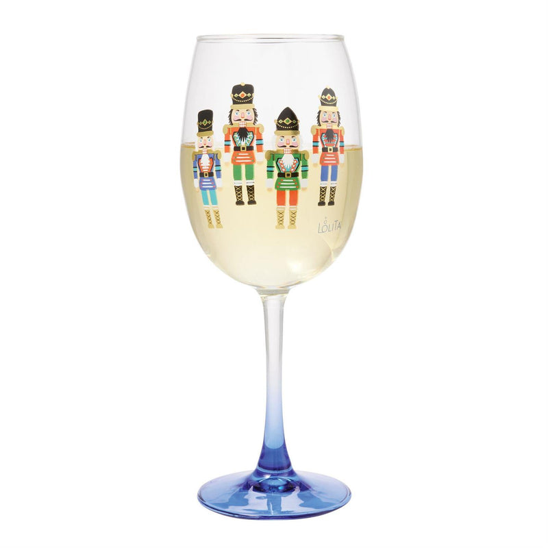 Enesco Lolita Celebrations Nutcracker Wine Glass
