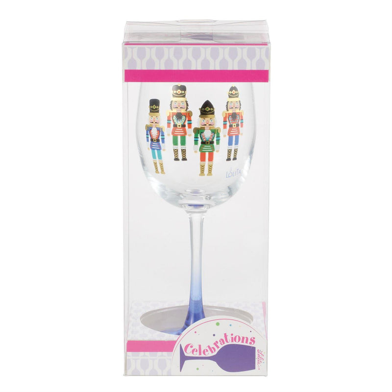 Enesco Lolita Celebrations Nutcracker Wine Glass