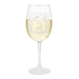 Enesco Lolita Celebrations Winter Walk Wine Glass