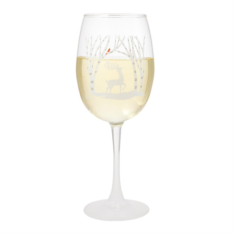 Enesco Lolita Celebrations Winter Walk Wine Glass