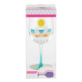 Enesco Lolita Celebrations Sun On The Beach Wine Glass