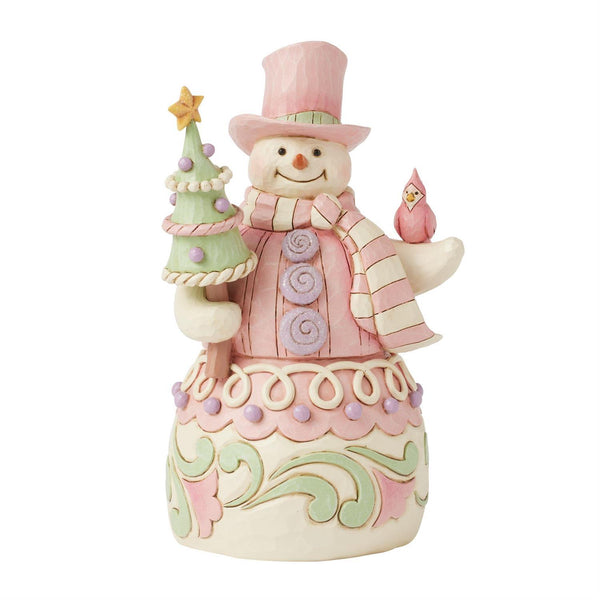Enesco Jim Shore Heartwood Creek Heartwood Sweets Snowman Figurine
