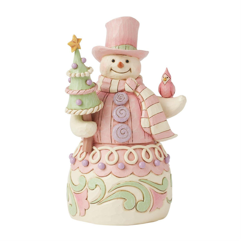 Enesco Jim Shore Heartwood Creek Heartwood Sweets Snowman Figurine