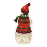 Enesco Jim Shore Heartwood Creek Christmas At Lodge Snowman Figurine
