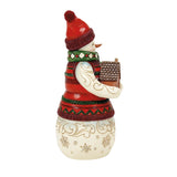 Enesco Jim Shore Heartwood Creek Christmas At Lodge Snowman Figurine