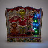 Enesco Jim Shore Dr. Seuss Grinch with Max and Cindy Figurine