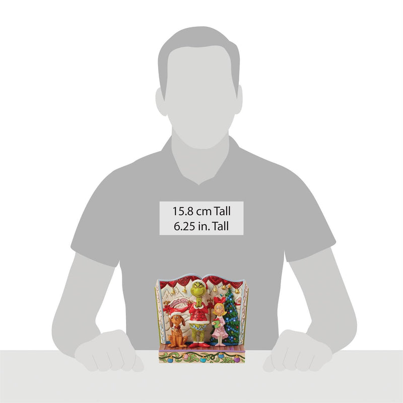 Enesco Jim Shore Dr. Seuss Grinch with Max and Cindy Figurine