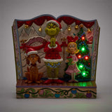 Enesco Jim Shore Dr. Seuss Grinch with Max and Cindy Figurine