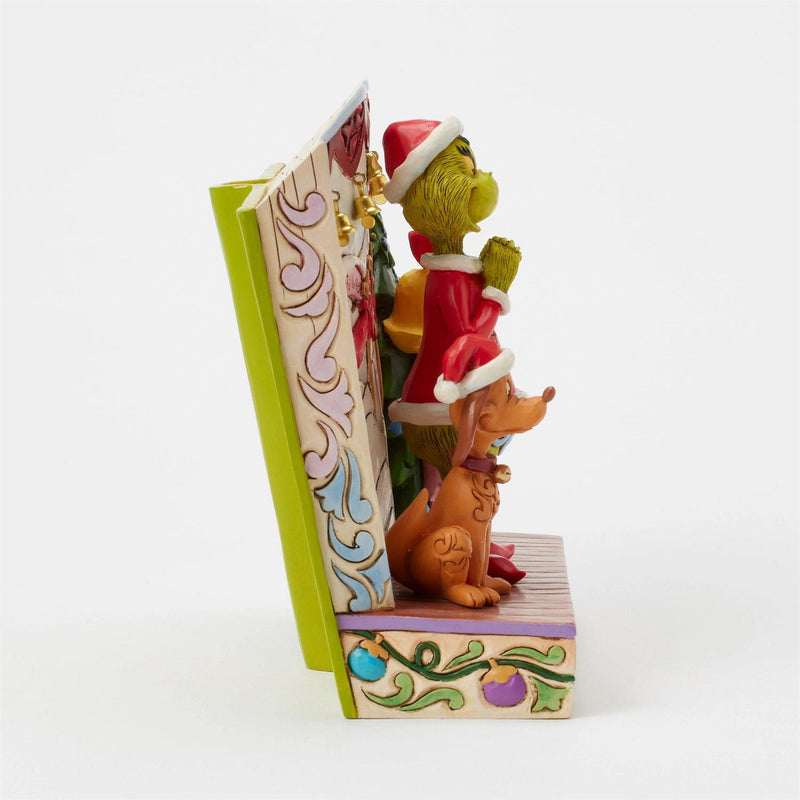 Enesco Jim Shore Dr. Seuss Grinch with Max and Cindy Figurine