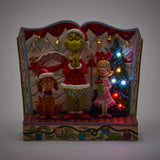 Enesco Jim Shore Dr. Seuss Grinch with Max and Cindy Figurine