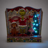 Enesco Jim Shore Dr. Seuss Grinch with Max and Cindy Figurine