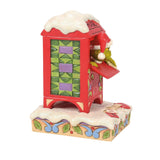 Enesco Jim Shore Dr. Seuss Grinch In Mailbox Figurine