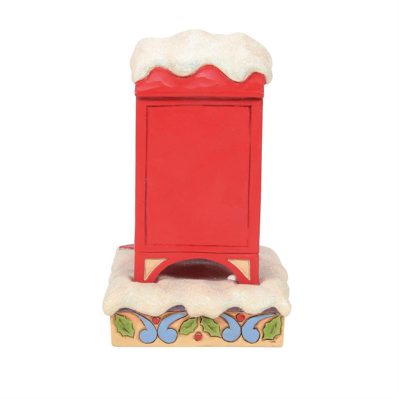 Enesco Jim Shore Dr. Seuss Grinch In Mailbox Figurine