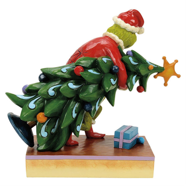 Enesco Jim Shore Dr. Seuss Grinch Carrying/Stealing Tree Figurine