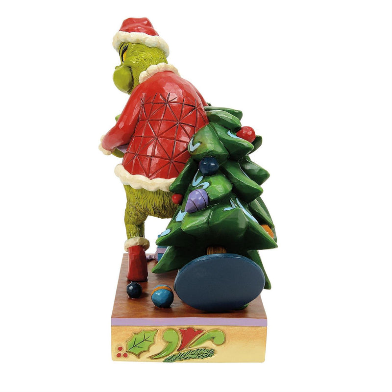 Enesco Jim Shore Dr. Seuss Grinch Carrying/Stealing Tree Figurine