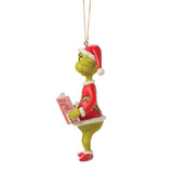 Enesco Jim Shore Dr. Seuss Grinch with Book Ornament