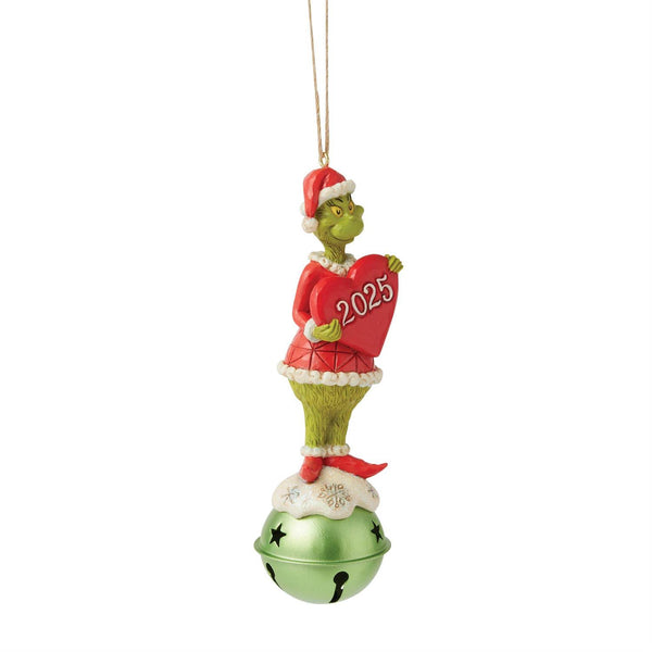 Enesco Jim Shore Dr. Seuss Grinch On Bell 2025 Ornament