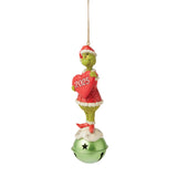 Enesco Jim Shore Dr. Seuss Grinch On Bell 2025 Ornament